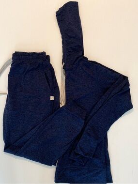 Vuori Women’s Halo Performance Hooded Jacket & Joggers Midnight Heather XS